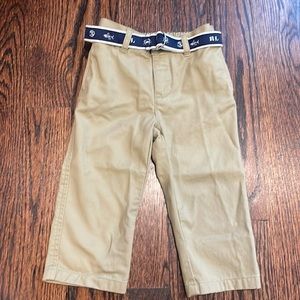 Ralph Lauren Khaki Pants, 18 months.  (142)